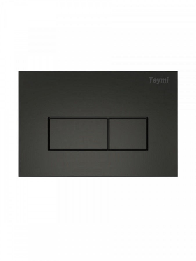 Кнопка смыва Teymi Helmi T70203BM черный матовый