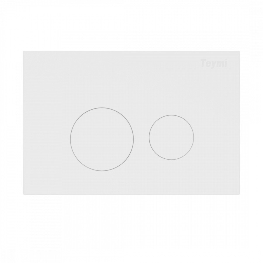 Кнопка смыва Teymi Lina T70019WM белый матовый