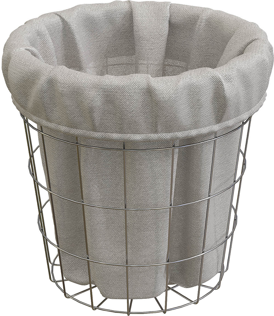 Корзина для белья DIWO П14803 хром