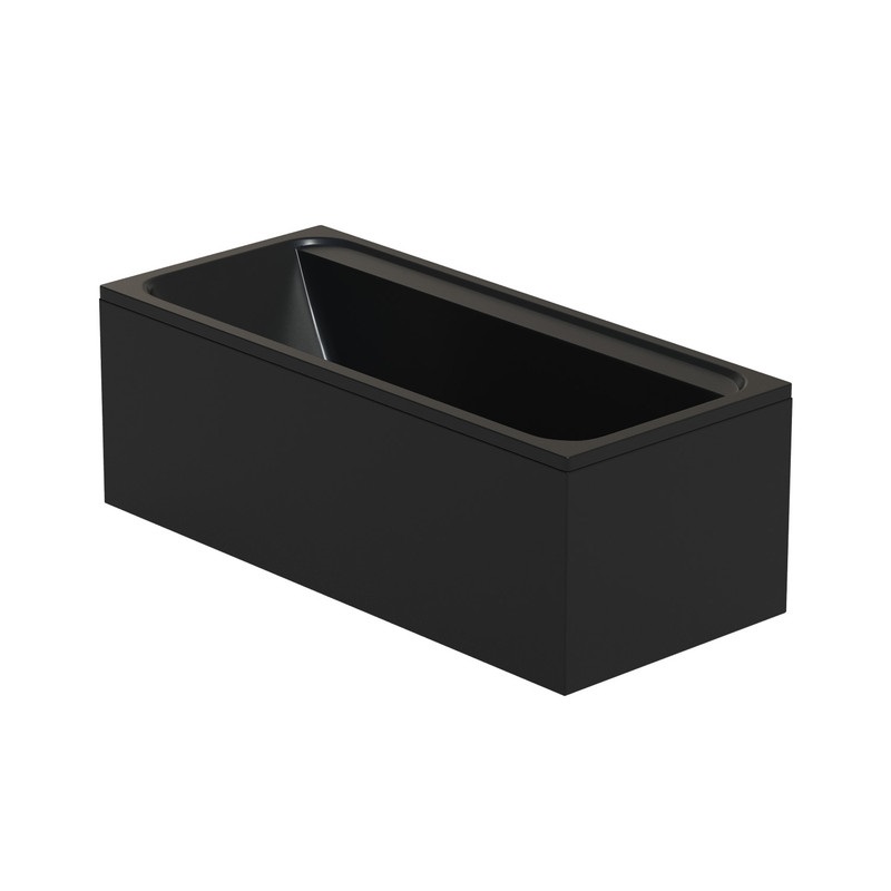 Акриловая ванна Corpanera Bellini 170х75 CN05030BLM прямоугольная, черная матовая (без опор)