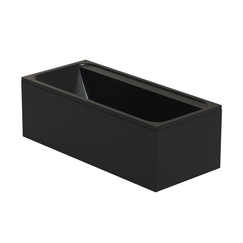 Акриловая ванна Corpanera Bellini 180х80 CN05032BLM прямоугольная, черная матовая (без опор)