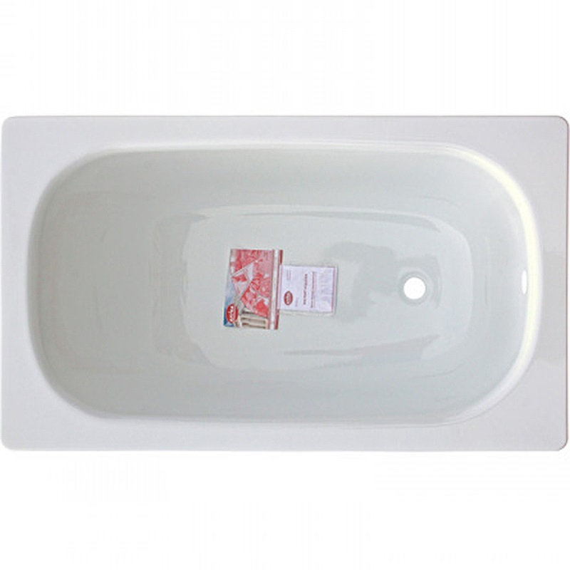 Стальная ванна ВИЗ Antika 105x65 с ножками, белая орхидея