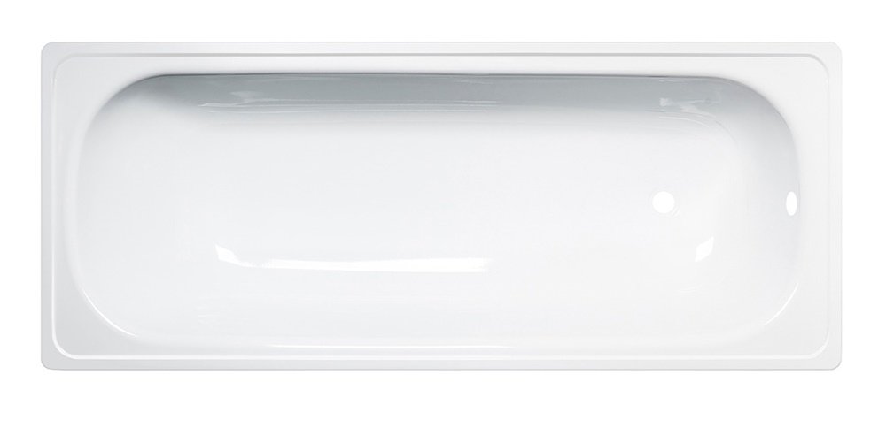 Стальная ванна ВИЗ Antika 160x70 с ножками, белая орхидея