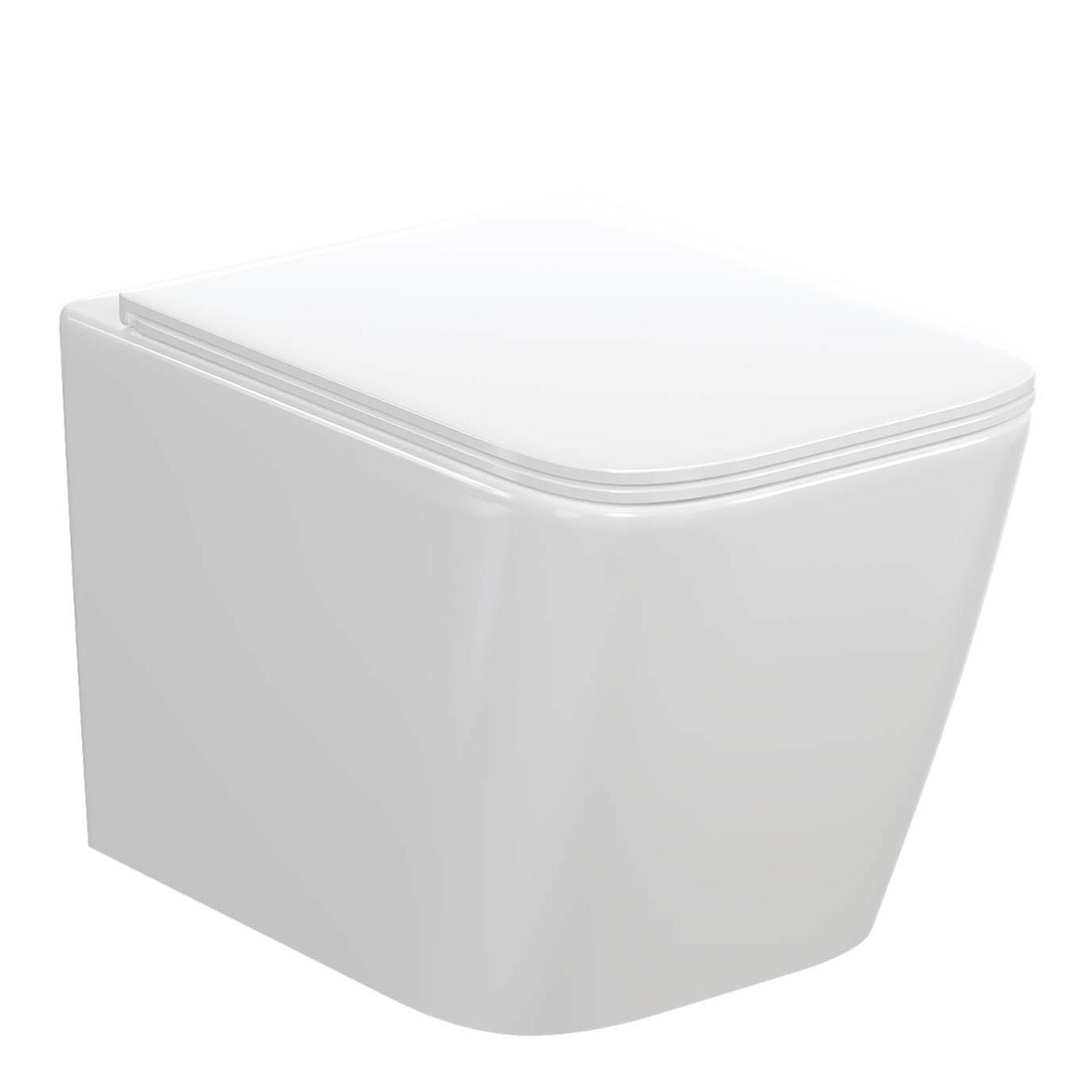 Унитаз подвесной Idrico Element 7.0 1007-7.0-ElW сиденье с микролифтом, белый глянцевый