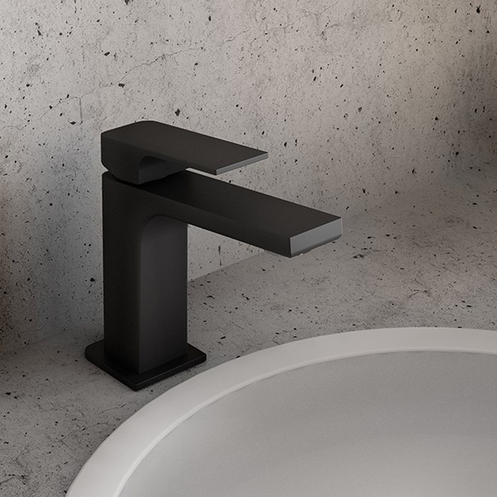 Смеситель Fima Carlo Frattini Fit F3381NS для раковины, черный матовый