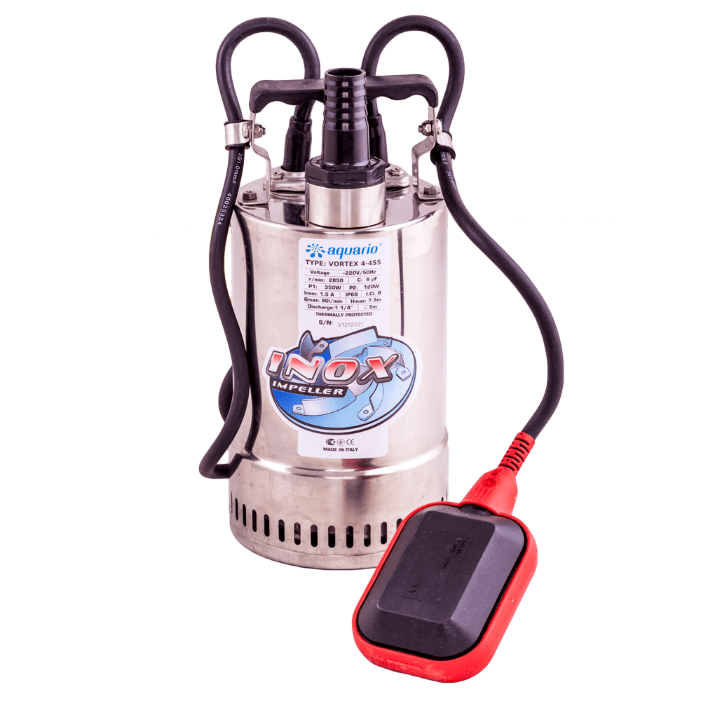 Дренажный насос Aquario Vortex 4-4SS