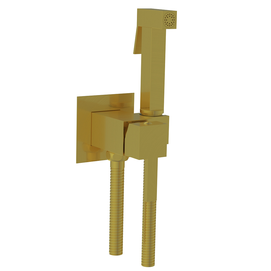 Гигиенический душ RGW SP-212Gb со смесителем, золото брашированное
