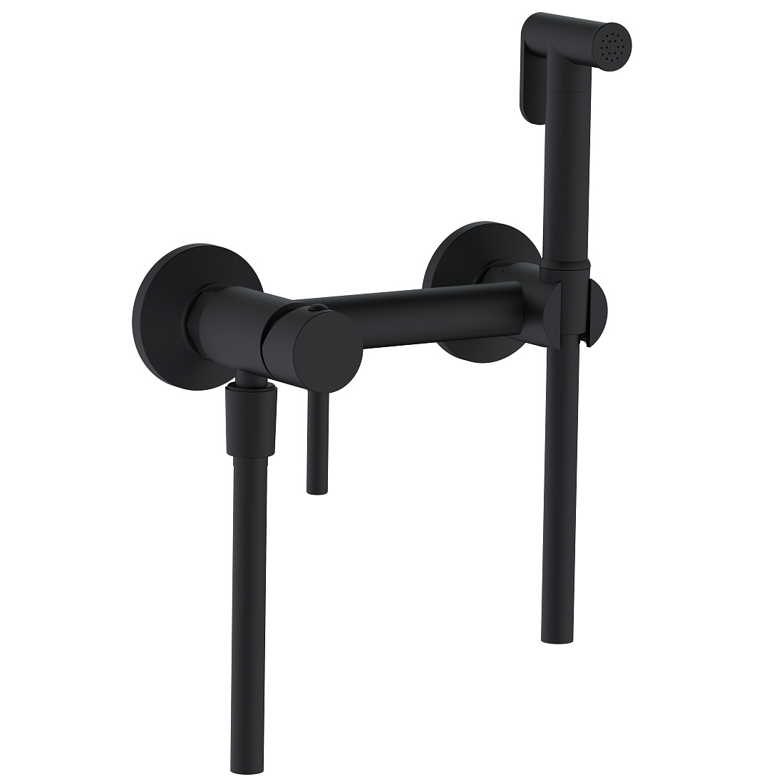 Гигиенический душ RGW SP-215B со смесителем, черный