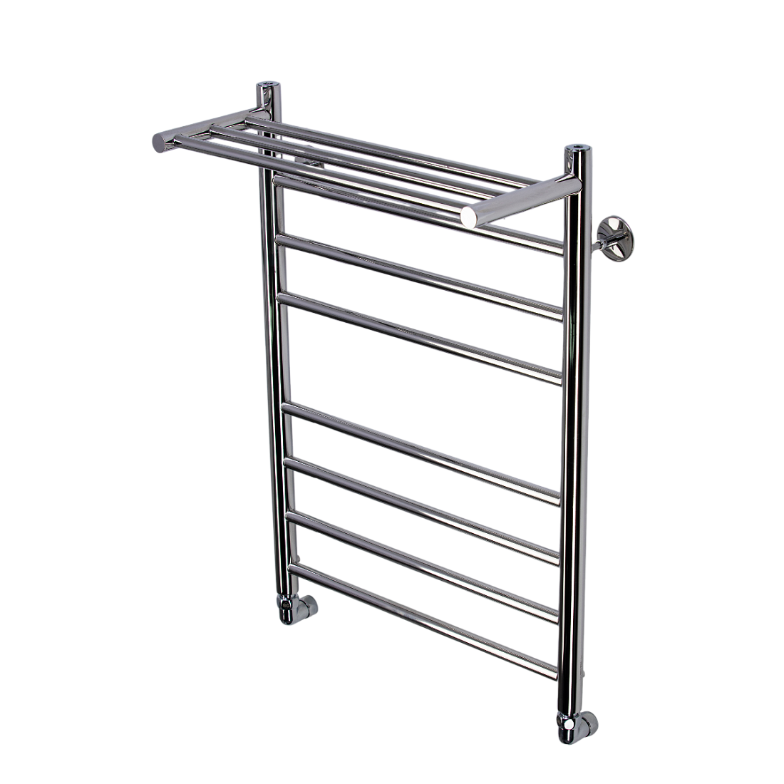 Водяной полотенцесушитель Comfysan Luce W-8 80х50 см, хром, с полкой