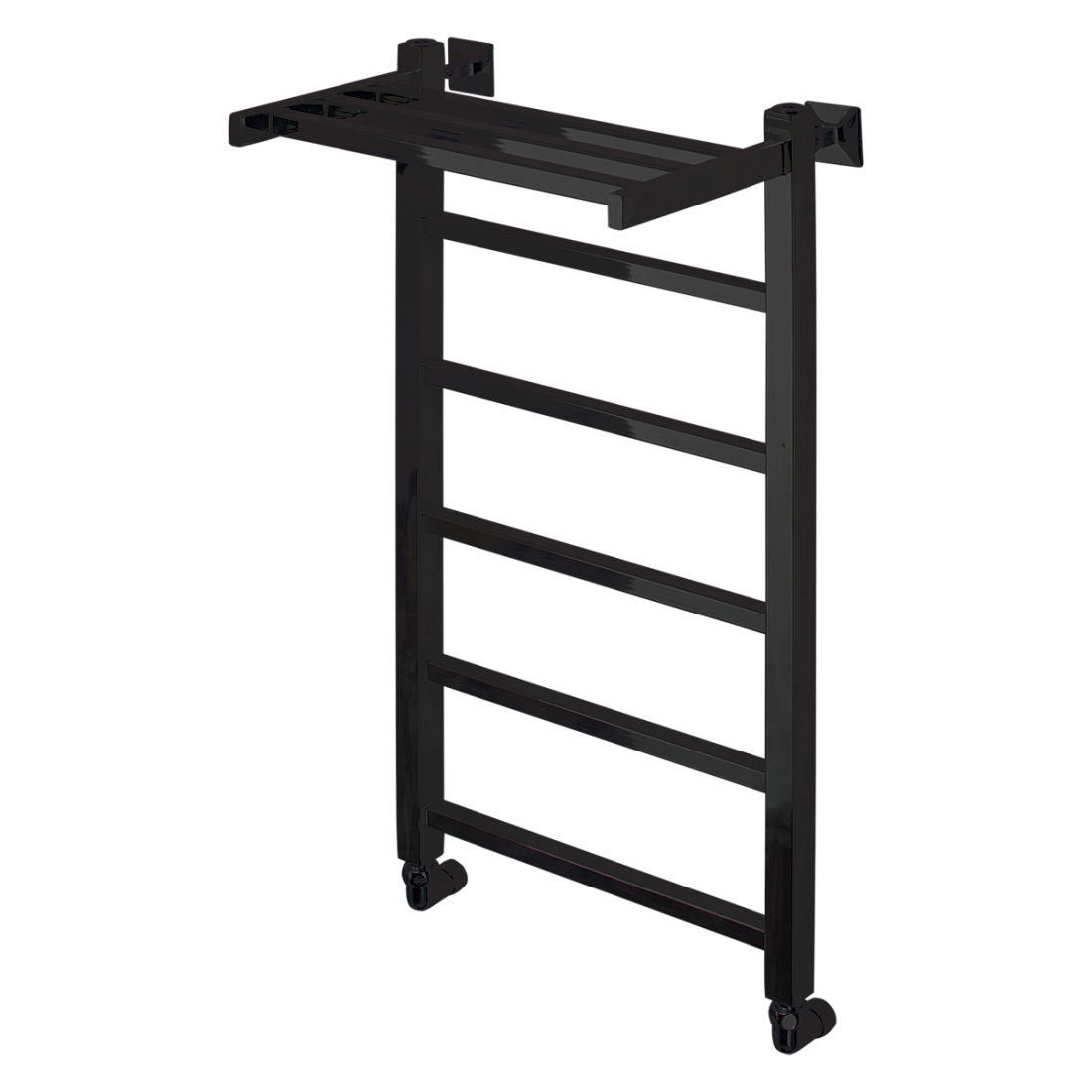 Водяной полотенцесушитель Comfysan Marte-K W-6 80х40 см, черный матовый