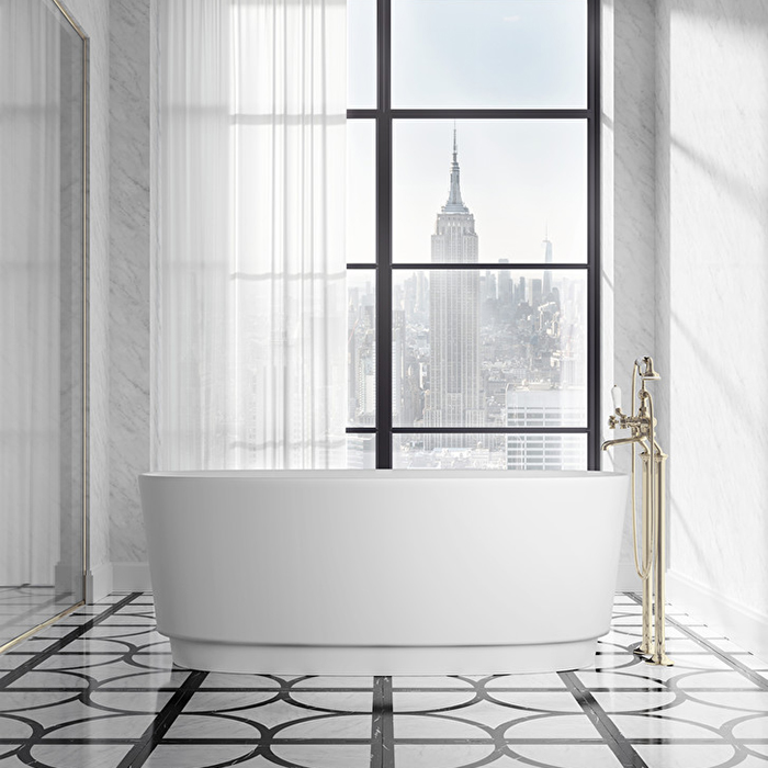 Ванна из искусственного камня Devon&Devon Dove 170,5х84,6 отдельностоящая