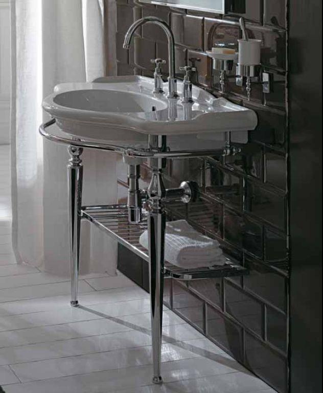 Консоль с раковиной Globo Paestum PATC56