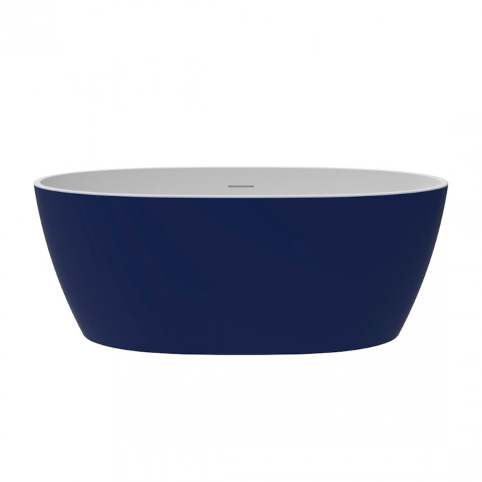 Акриловая ванна Delice Rondo DLR440104Bu 170х76 синяя матовая