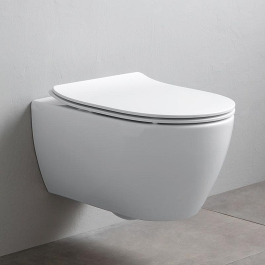 Унитаз подвесной Scarabeo Glam 5201/TW безободковый, белый