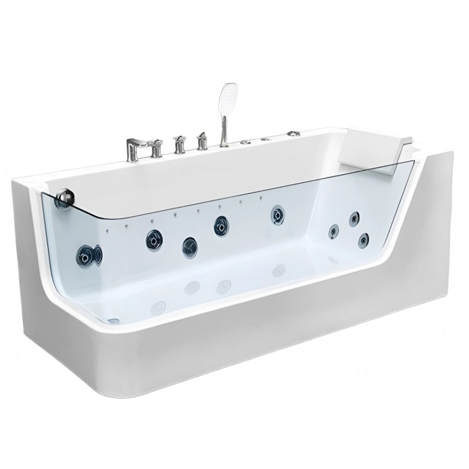 Акриловая ванна Ceruttispa C-494-17R 170х80 с гидромассажем