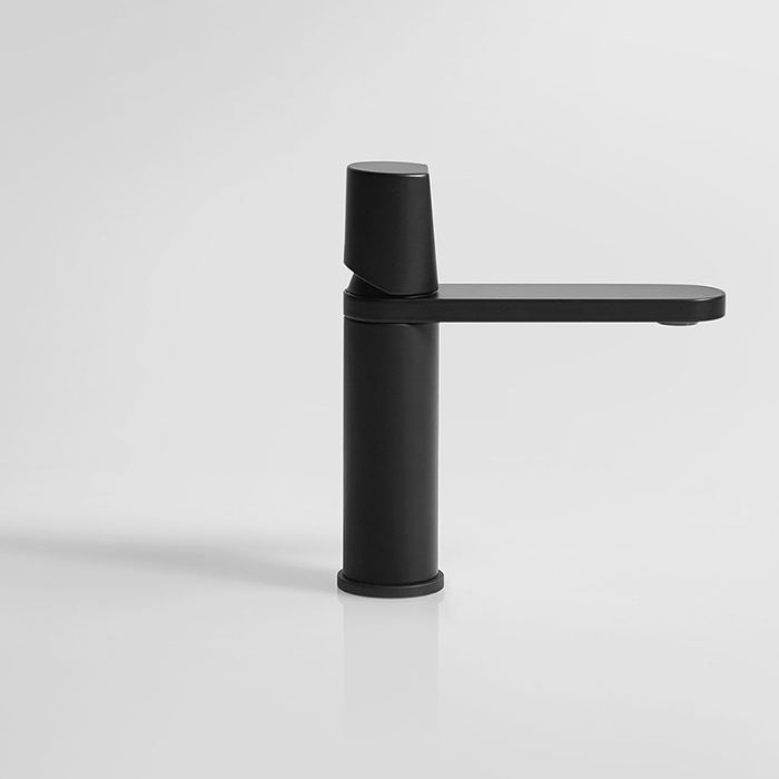 Смеситель Antonio Lupi Indigo ND301FNO для раковины, черный матовый