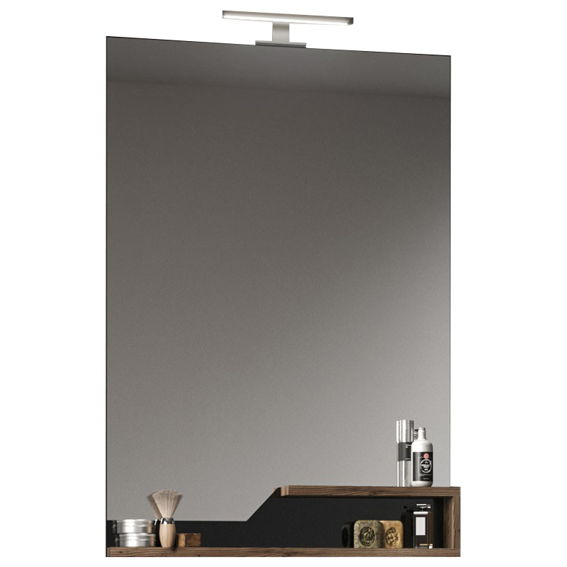 Зеркало Orka Galia 60х100 c подсветкой, с полкой