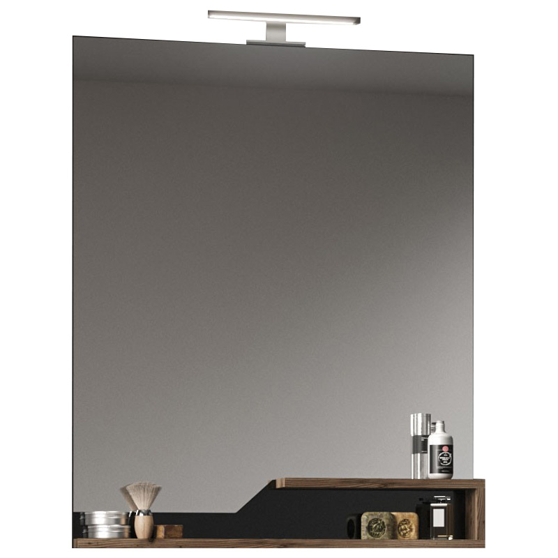 Зеркало Orka Galia 80х100 c подсветкой, с полкой