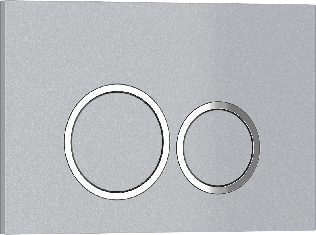 Кнопка смыва Iberica Blanca ESTI-O IB.B082.004.000 серая