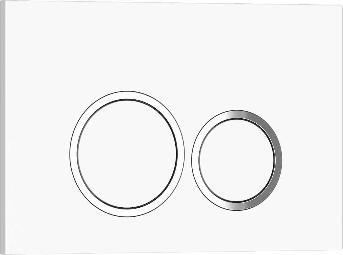 Кнопка смыва Iberica Blanca ESTI-O IB.B082.001.000 белая