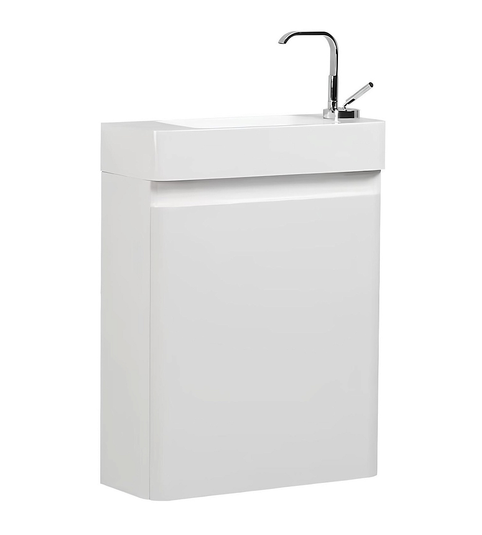 Тумба с раковиной PARLY Spa Gucci 45 подвесная, белый глянцевый