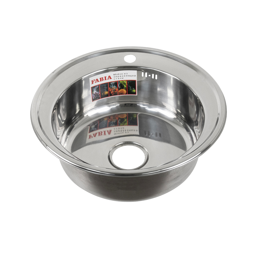 Мойка кухонная Fabia 510 сатин
