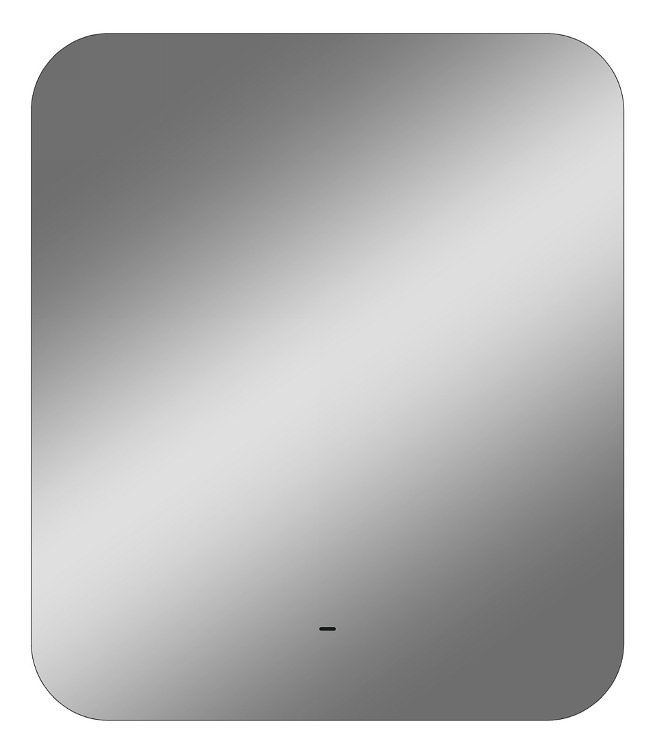 Зеркало Misty Адхил 60х70 с подсветкой, белый