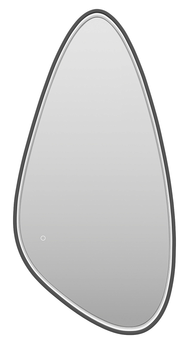 Зеркало Brevita Venus 60х120 с подсветкой, черный