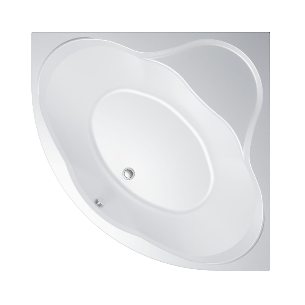 Акриловая ванна Triton Грация 140х140 на каркасе