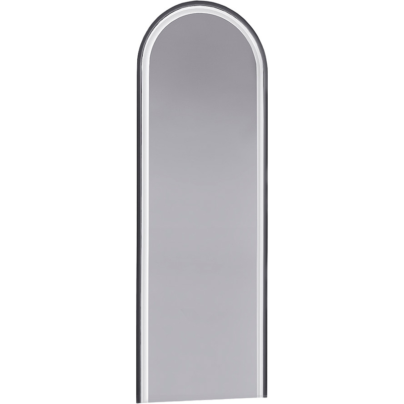 Зеркало Jorno Shine 51 с подсветкой, с бесконтактным выключателем, антрацит