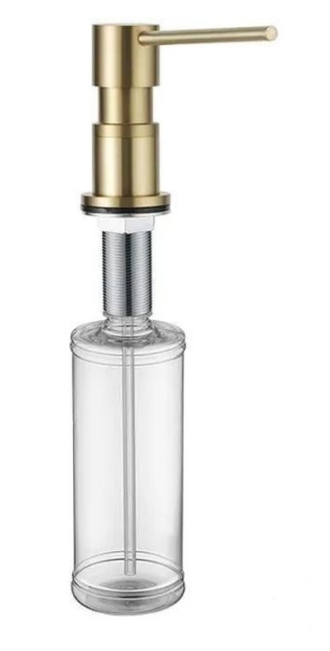 Дозатор Gappo G402-3 для жидкого мыла, золотой сатин