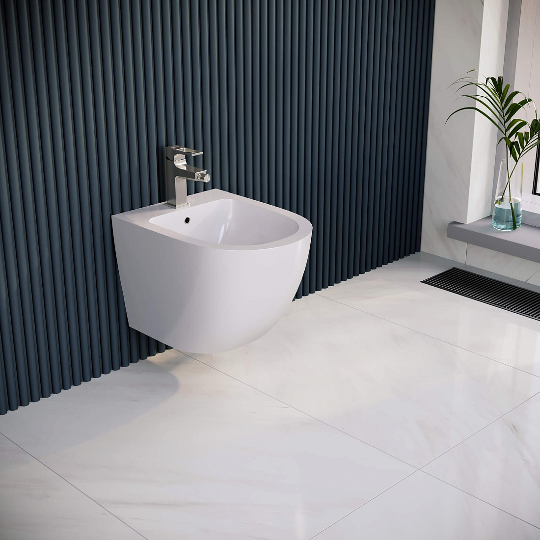 Биде подвесное RGW SW-80 с микролифтом