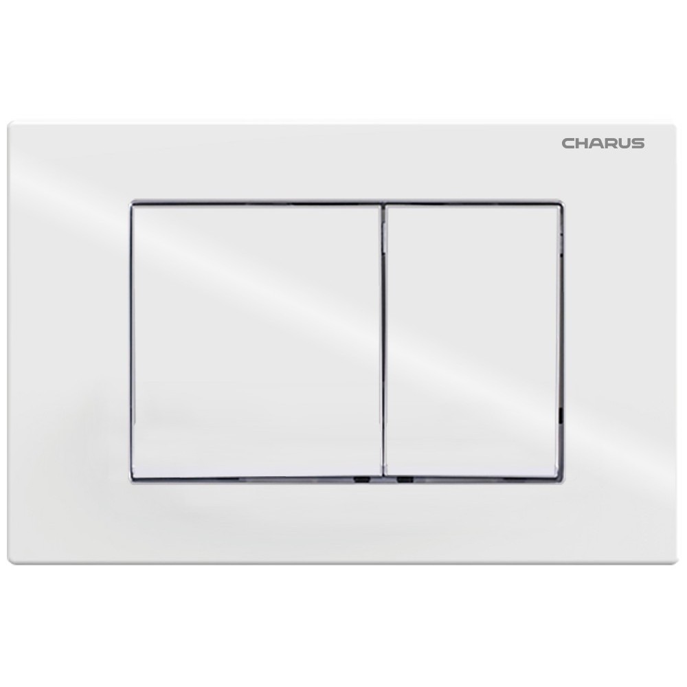 Кнопка смыва Charus Minimalista FP.310.11.01 белый глянцевый