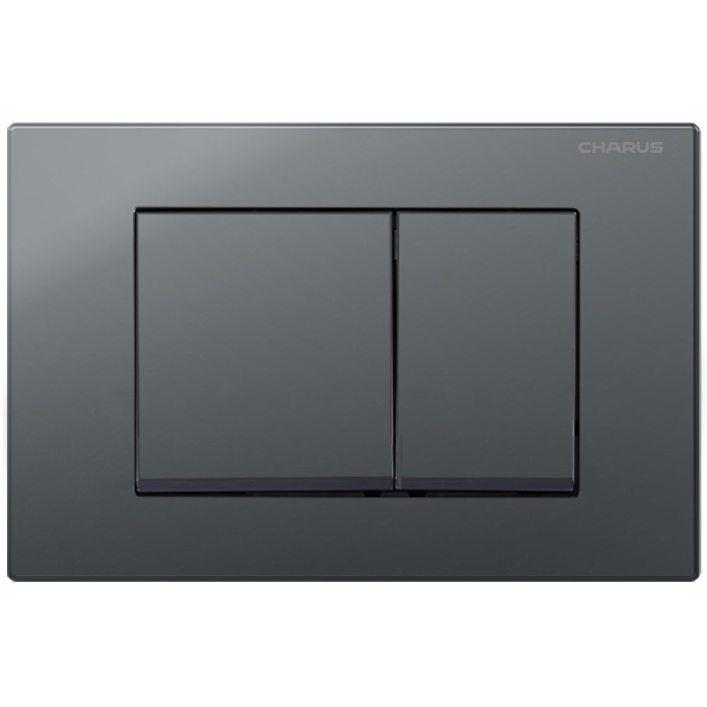Кнопка смыва Charus Minimalista FP.310.GRP.01 графит матовый