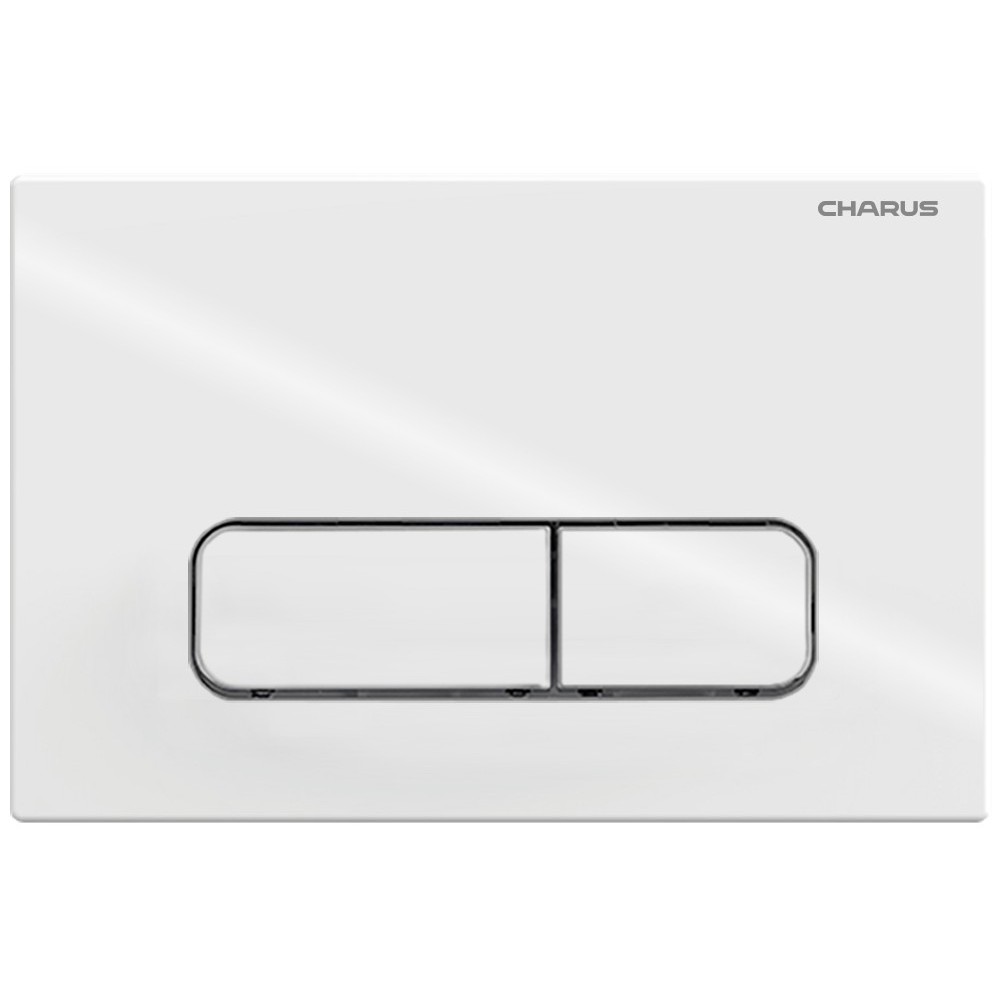 Кнопка смыва Charus Elegia FP.320.11.01 белый глянцевый