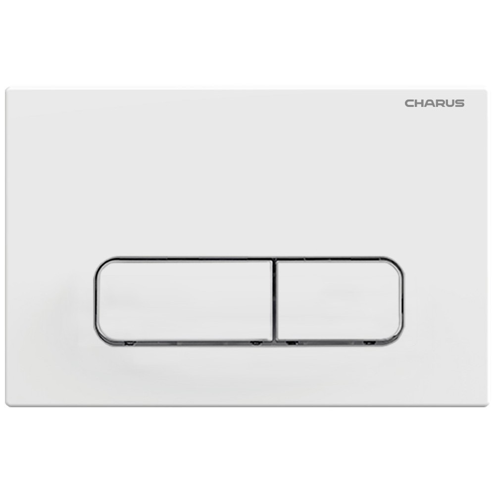 Кнопка смыва Charus Elegia FP.320.12.01 белый матовый