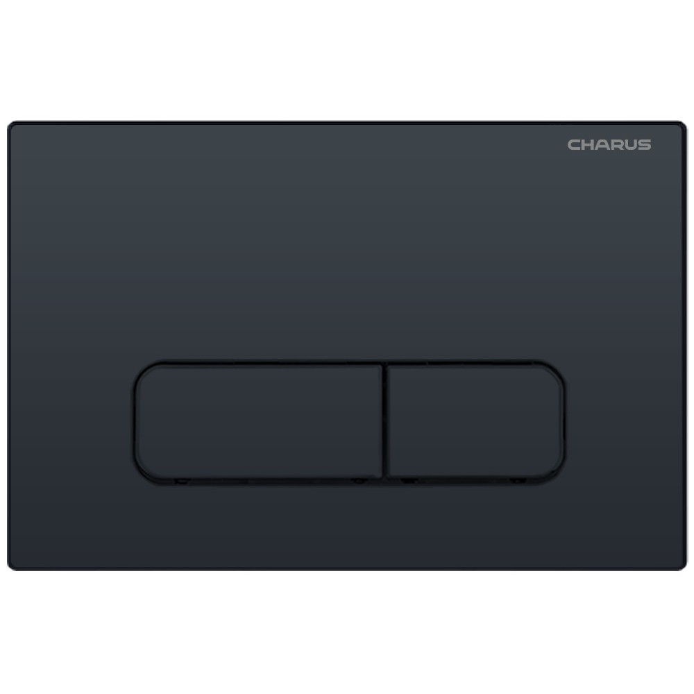 Кнопка смыва Charus Elegia FP.320.DW.01 черный матовый