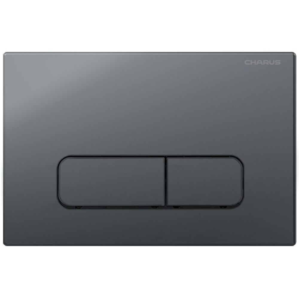 Кнопка смыва Charus Elegia FP.320.GRP.01 графит матовый