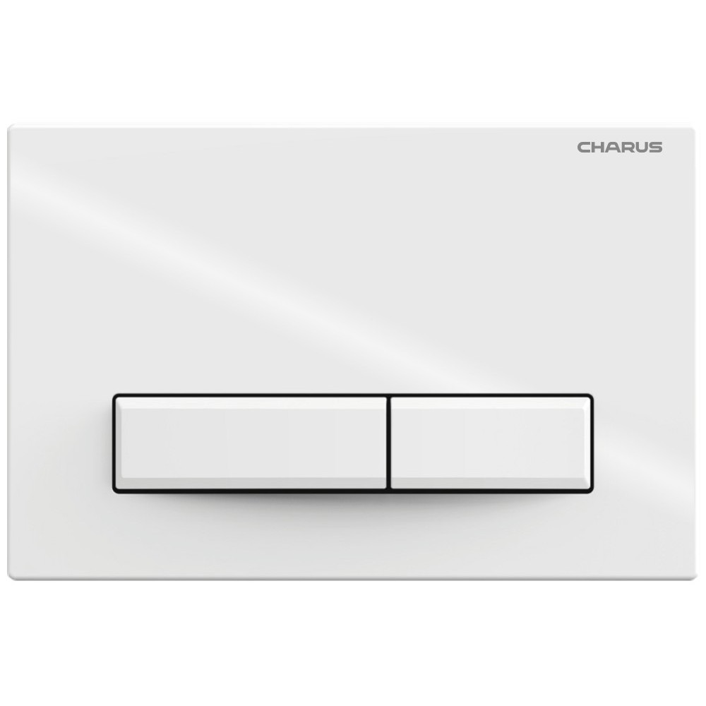 Кнопка смыва Charus Raiden FP.321.11.01 белый глянцевый