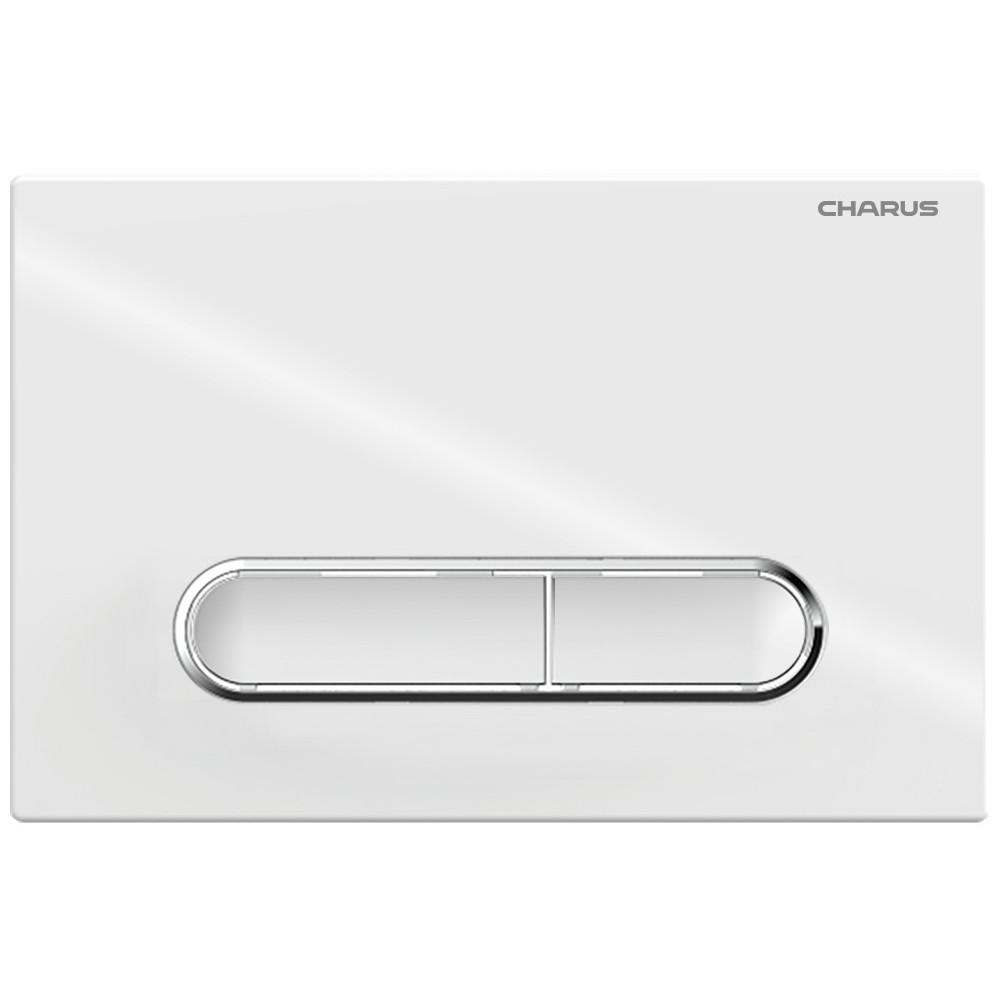 Кнопка смыва Charus Magnus FP.340.11.01 белый глянцевый