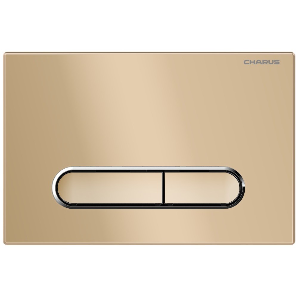 Кнопка смыва Charus Magnus FP.340.51.01 песок матовый