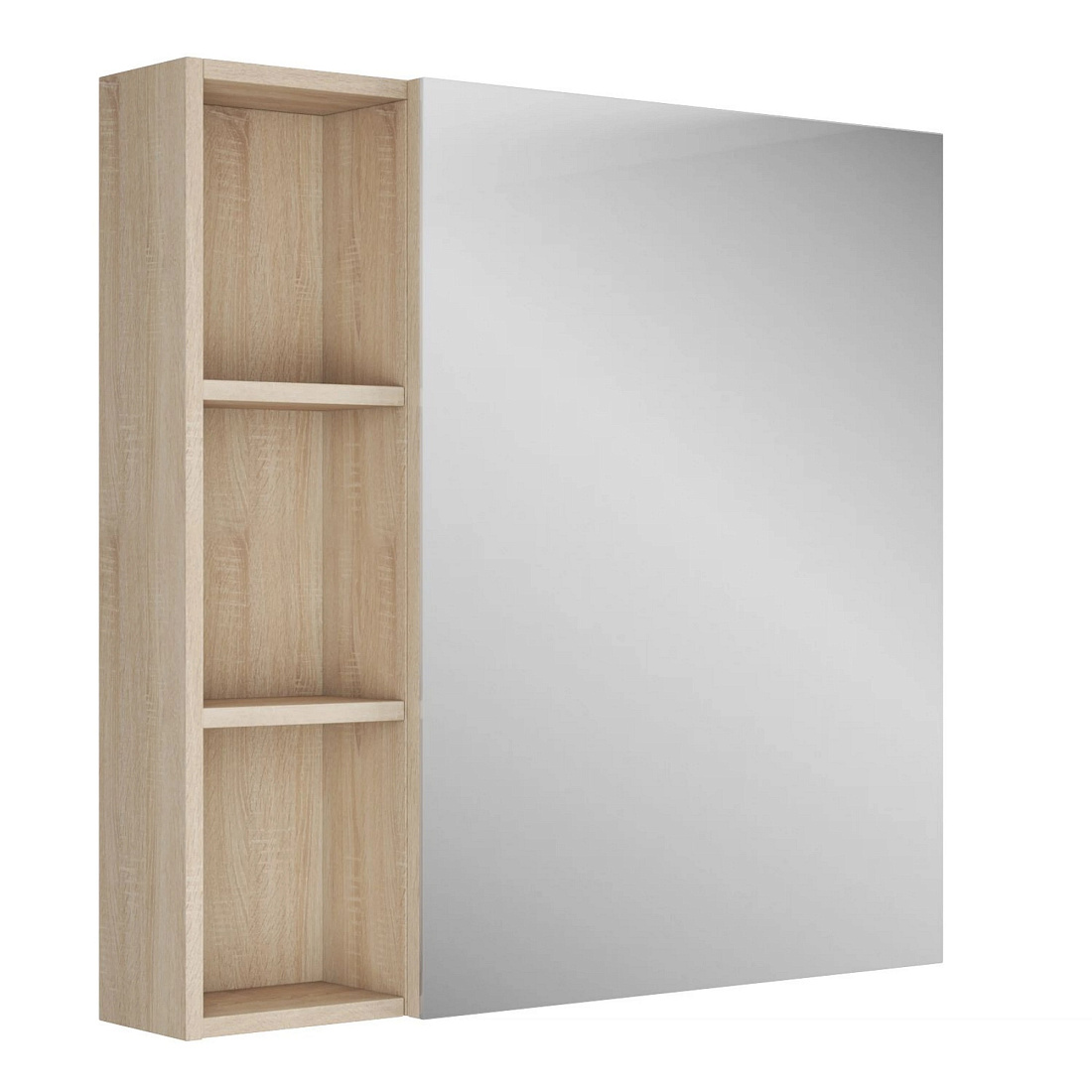 Зеркало-шкаф Uncoria Арно 80 дуб сонома