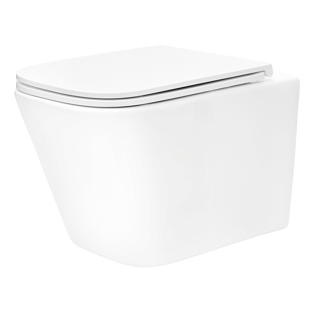 Унитаз подвесной TECE TECEspring S 9700996 безободковыи?, с микролифтом, белый глянец