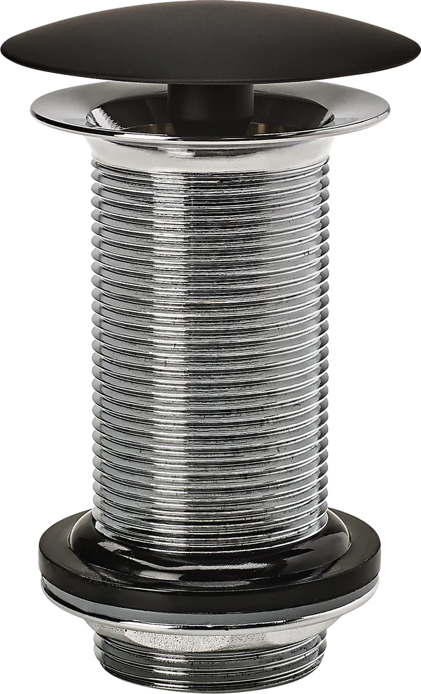 Донный клапан для раковины Wirquin Фри Флоу 30722856 без перелива, черный