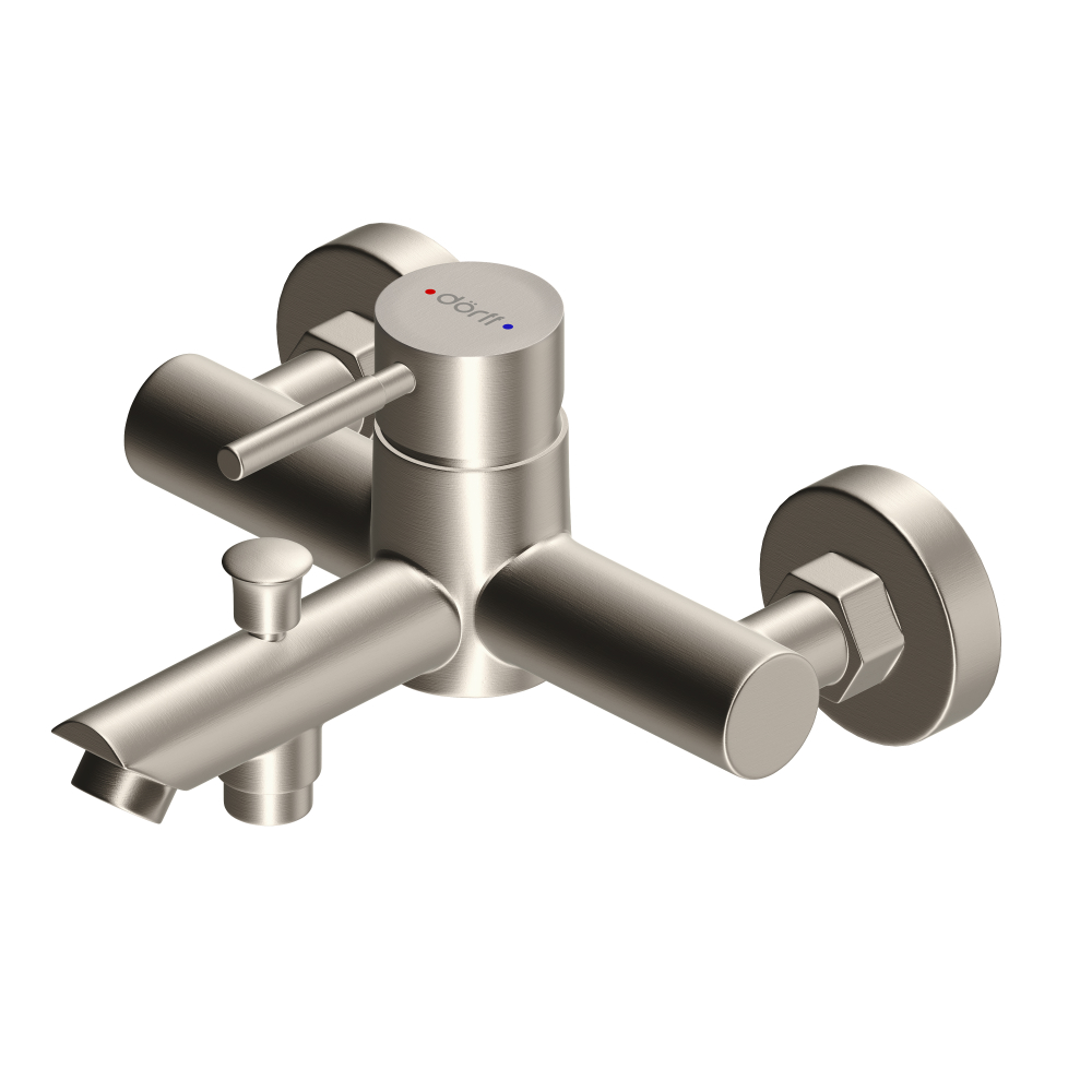 Смеситель для ванны с душем Dorff Logic NEW D3010000SS нержавеющая сталь