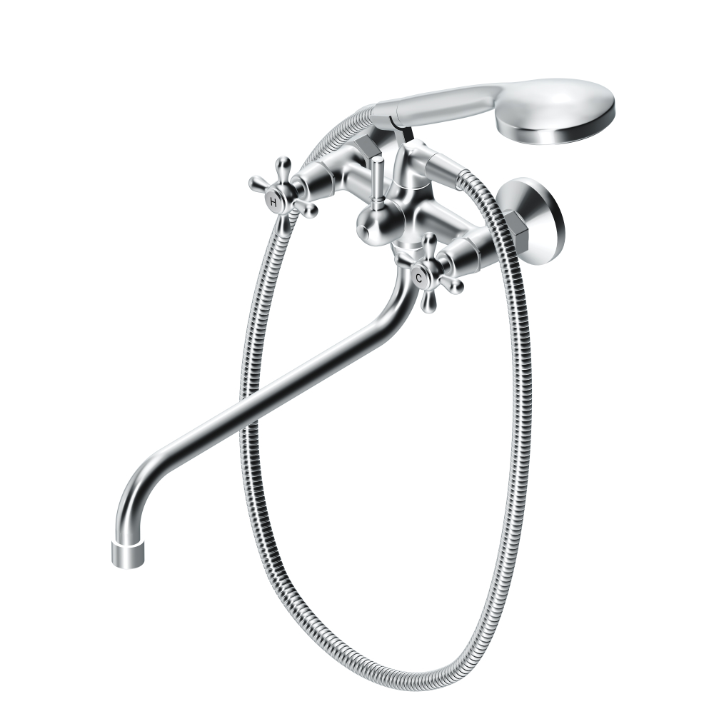 Смеситель для ванны с душем Dorff Vintage D6095000 хром