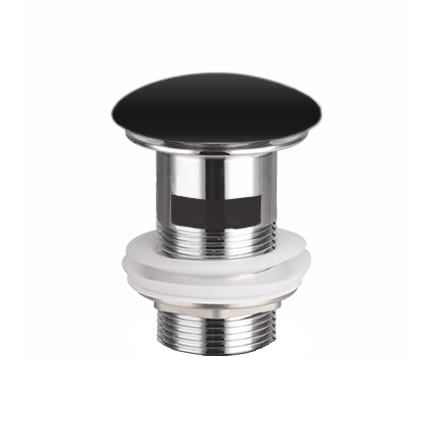 Донный клапан для раковины Ceramicanova CN2000MBX с переливом, черный матовый