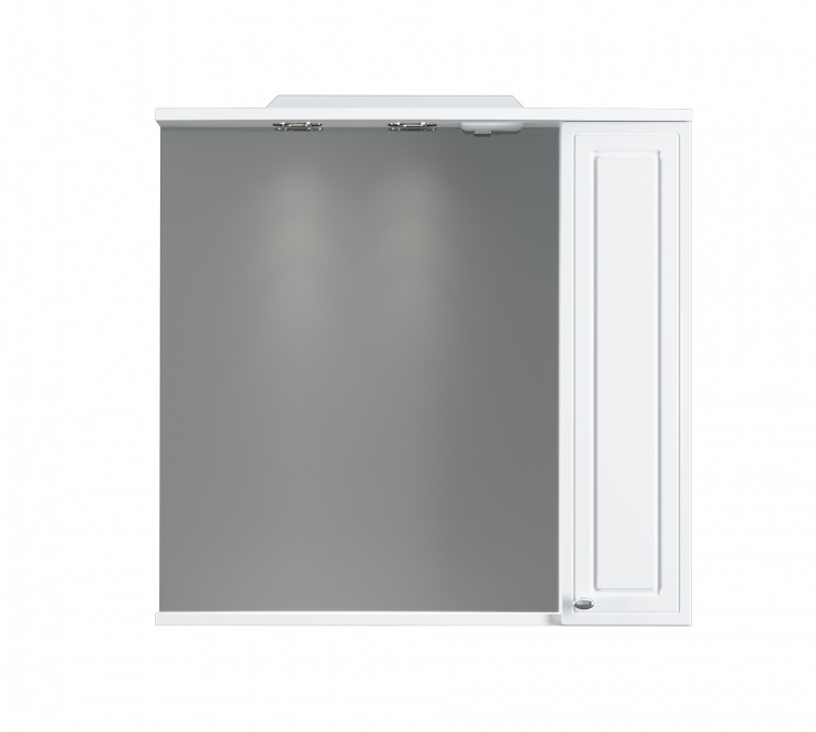 Зеркало-шкаф RedBlu by Damixa Palace One 75 с подсветкой, белый