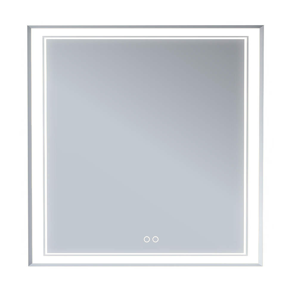 Зеркало Emmy Веста Люкс 80х80 с подсветкой, сенсорным выключателем, функция антизапотевания