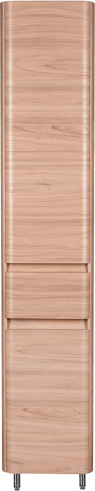 Шкаф-пенал Style Line Атлантика 35 Люкс Plus L, с бельевой корзиной, ясень перламутр